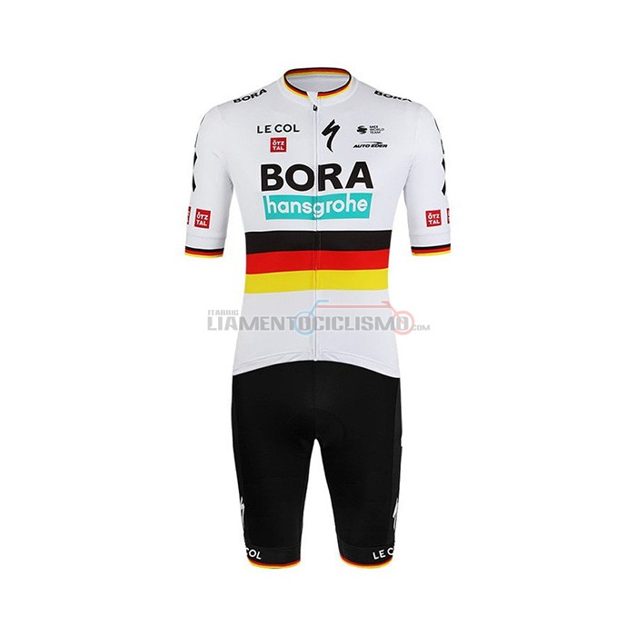 Abbigliamento Ciclismo Bora-Hansgrone Manica Corta 2022 Bianco
